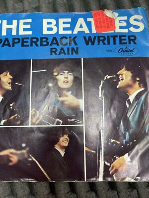 The Beatles-Paperback Writer/Rain-Vinyl 45 w/Picture Sleeve | eBay