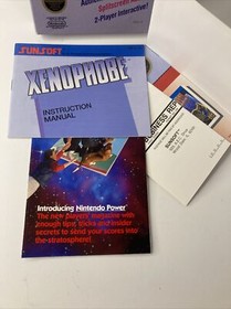 Xenophobe Nintendo NES 1988 Video Game Cib Complete Original W/ Manual+ Working!