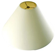 18 x 9 inch Fabric Minimalist Modern Empire Lamp Shade Tapered Drum in Cream