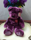 Ty Beanie Buddy 2000 Signature Purple Large Size 13 inch - Vintage