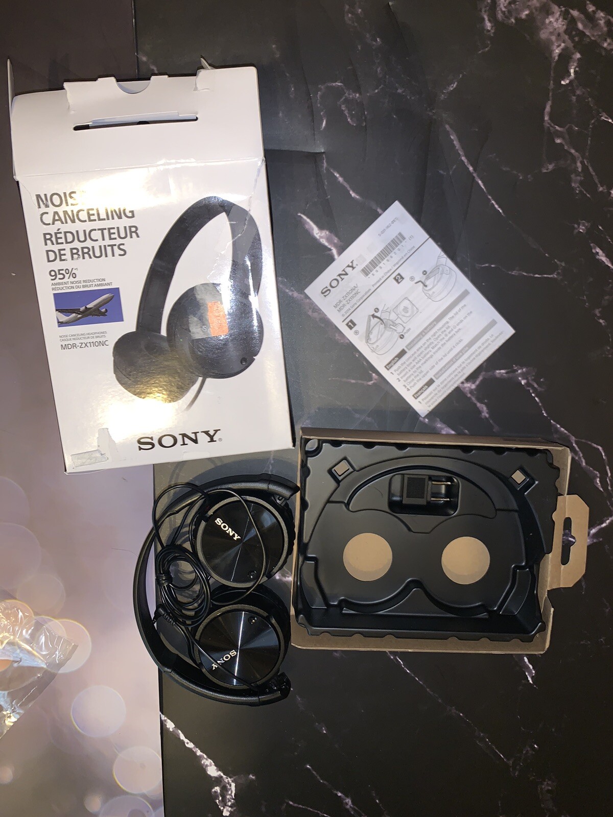 Sony MDRZX110NC 🎧 Noise Cancelling Wired OnEar Headphones MDRZX110NC