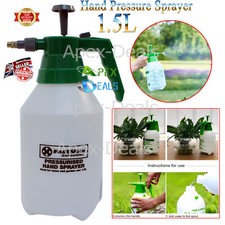 Garden Pressure Spray Bottle Hand Pump Sprayer Weed Chemical Plant Sizes 1.5/3L