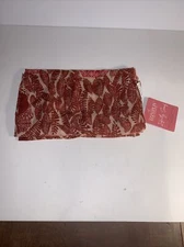 Izzy & Liv Women's Infinity Patterned Scarf TH8 Burnt Orange Size 35"X10" NWT