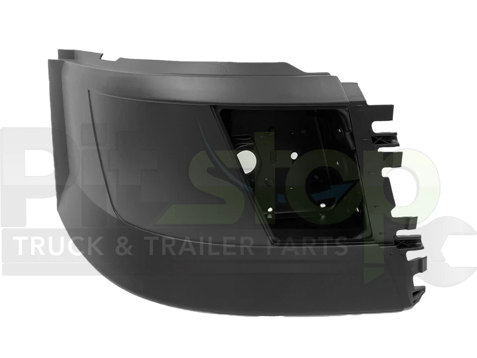 Volvo VNL 04-15 Corner Bumper Passenger Right Side WITH Fog Light Cut-out  - Image 3 of 4