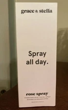 Grace And Stella Spray All Day Hydrating Rose Facial Spray 8 fl oz (New)