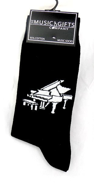 Grand Piano Music Socks - Music Themed Gift - Musical Socks for Music Stude...