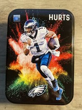 2023 Prizm Color Blast Collectors Tin - Jalen Hurts  Philadelphia Eagles *EMPTY*