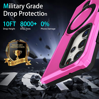 For Samsung Galaxy A54 5G A15 A14 A16 A73 A35 Rugged Ring Kickstand Case Cover