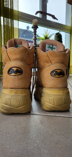 Buffalo Plateau Boots aus 90er Jahren, Gr. 41, gut erhalten, Farbe cognac - Bild 6 von 13