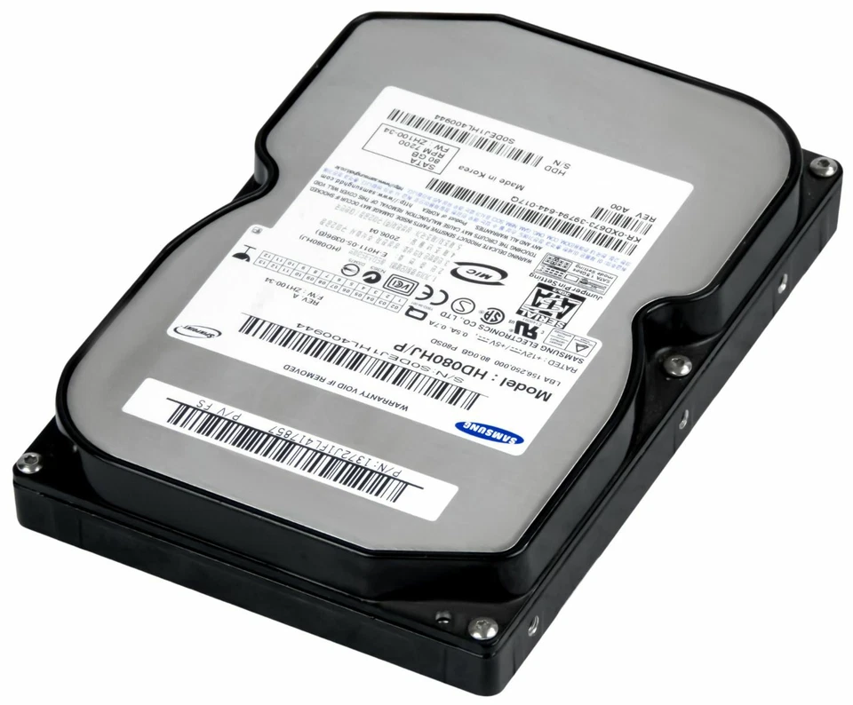 SAMSUNG 80GB SPINPOINT HD080HJ/P 8MB 7200RPM SATA II 3.5'' - Image 3 of 3