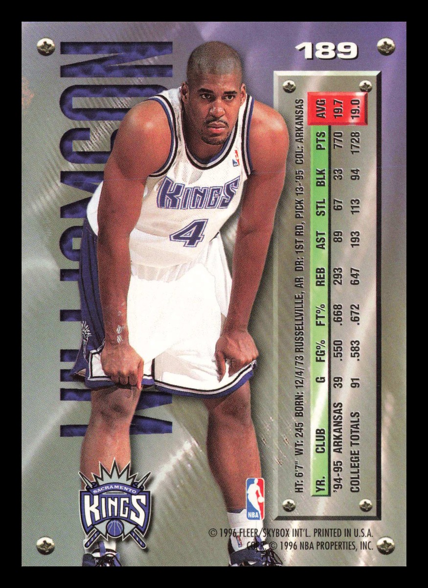 Corliss Williamson #189 1995-96 Metal Sacramento Kings Basketball