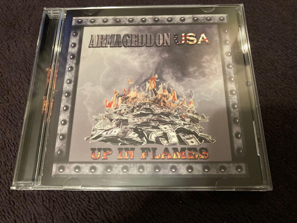 Armageddon USA -Up In Flames CD 2015 / The Money Mask / Saint