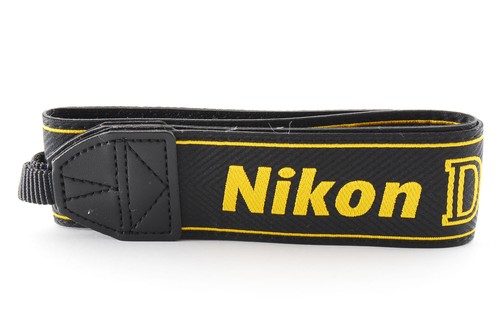 【Top MINT】  Nikon D600 Neck strap genuine Yellow Letters on Black From Japan - 第 2/10 張圖片
