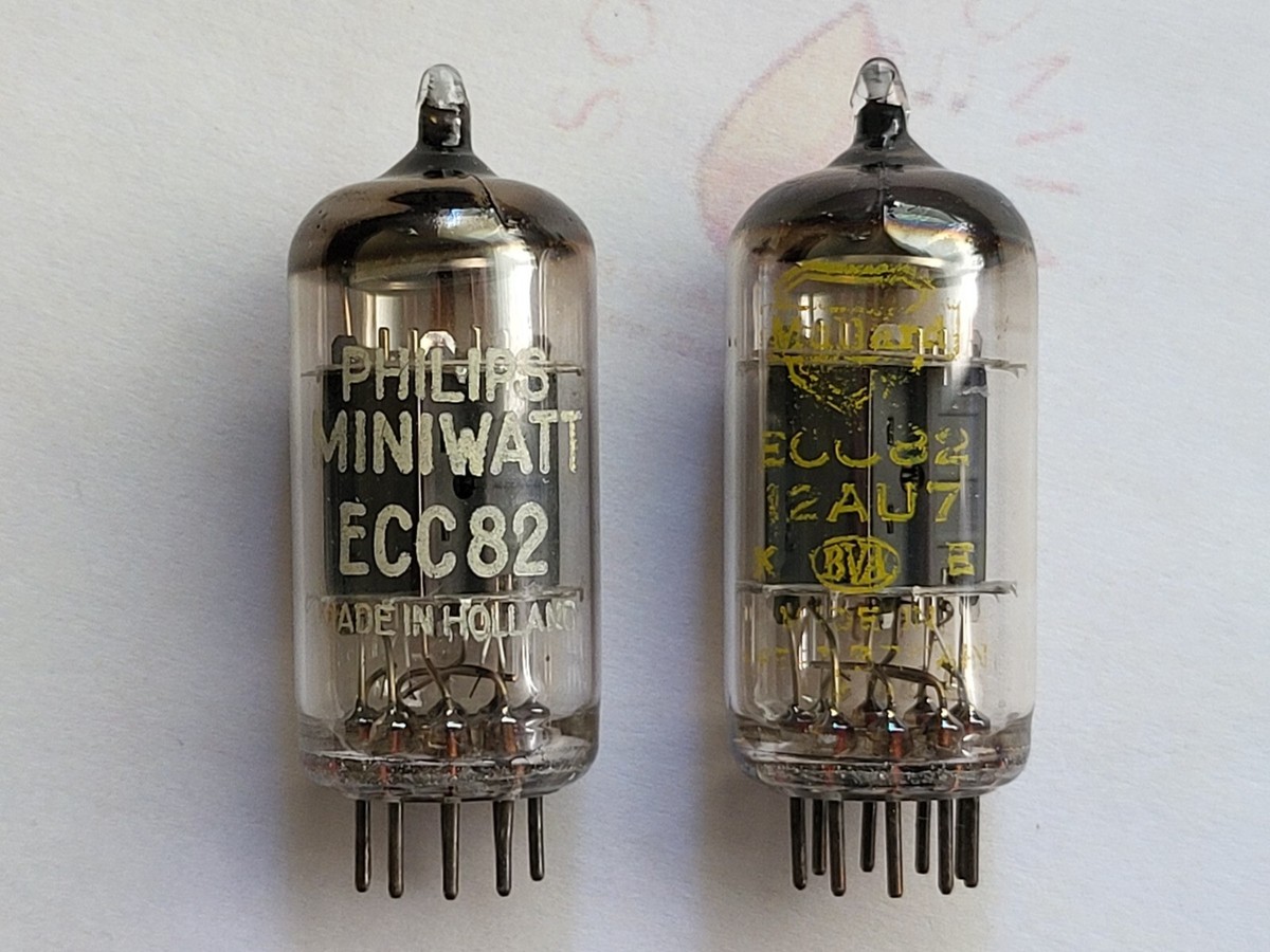Paire De Tubes 12AU7 (ECC82) – Cifté – Appairés Et équilibrés – Occasion