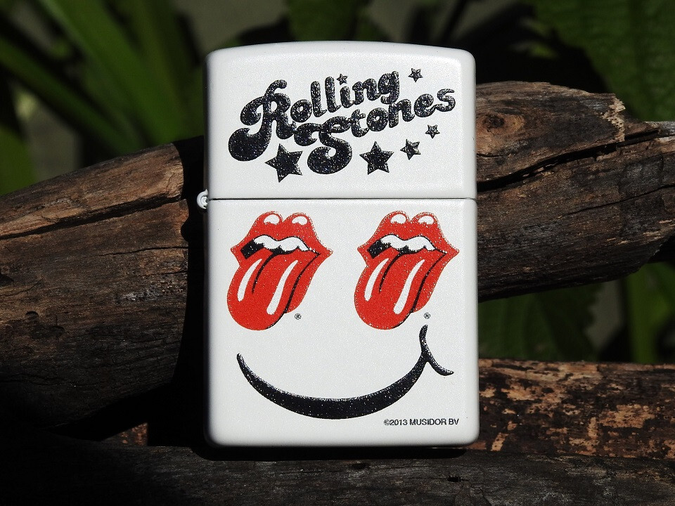 Zippo Lighter - The Rolling Stones Smiley Face - Mick Jagger