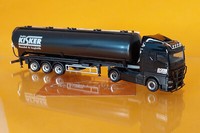 "Herpa 317252 Man Tgx Gm Silo-Sattelzug \"Kisker\" 1:87 Neu Modellauto"