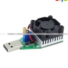 15W 3.7-13V Electronic Load Resistor USB Discharge Battery Tester with Fan
