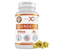 GENEX Quercetin 500mg (60 Capsules) Non-GMO, Gluten-Free (60 Day Supply)