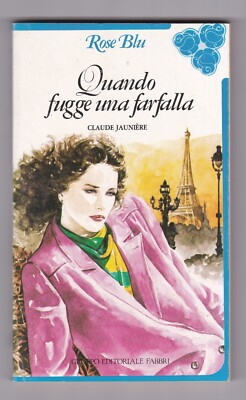 Buch Wenn ein Schmetterling flieht Claude Jauniere blaue Rosen SC39 #