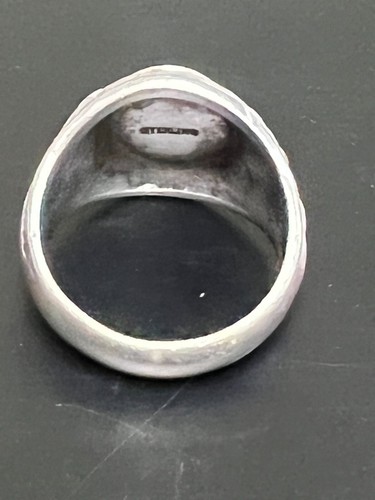 ANILLO NAVAL DE LOS ESTADOS UNIDOS DE LA SEGUNDA GUERRA MUNDIAL ANILLO PLATA ESTERLINA (¿TALLA?) - Imagen 4 de 6