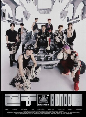 NCT 127 [질주/2 BADDIES] 4th Album FASTER Ver CD+Foto Buch+2Karte+Sticker SEALED