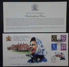 GB QEII 70th Birthday stamp cover signed Julian Puckett