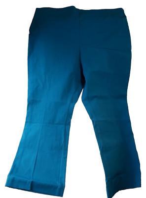 A New Day Kick Flare Highest Rise Fitted Hip & Thigh Blue Size 18 R Stretch NWT
