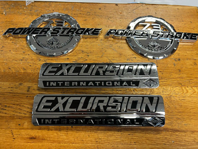 7.3L 7.3 POWER STROKE INTERNATIONAL FORD EXCURSION EMBLEMS SET FITS ...