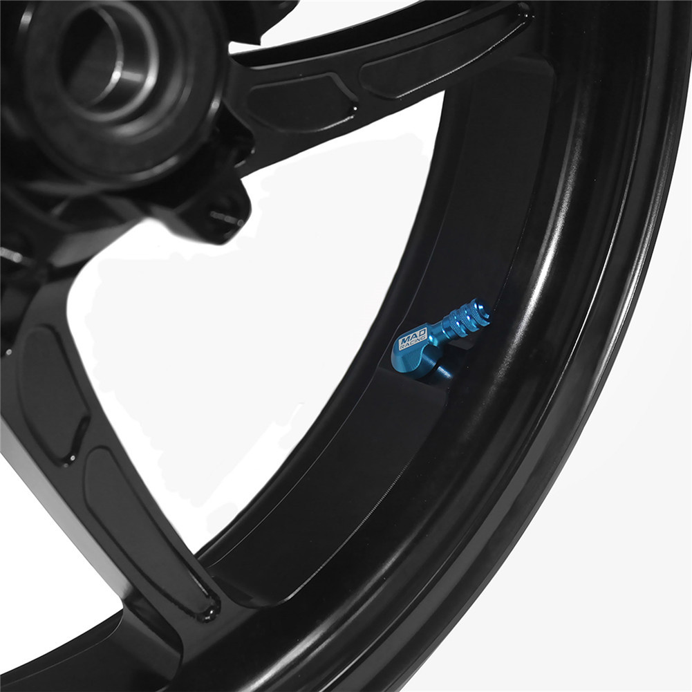 Valvole Per Pneumatici Moto 90 Gradi - 2 Pezzi In Lega Alluminio 11.3mm