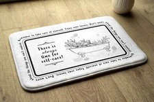 Non-Slip Bathroom Soft Rug Absorbent Bath Mat - 90x60 cm - Bathtub