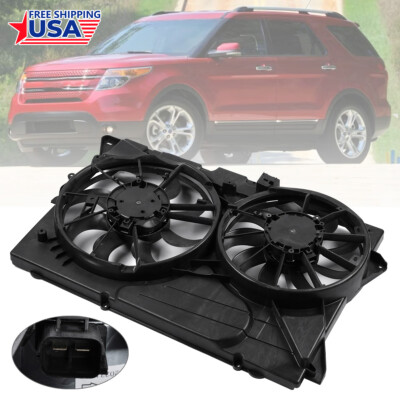 Radiator Cooling Fan For 2013-2019 Ford Explorer Flex Lincoln MKT