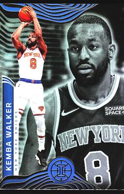 Kemba Walker 2021-22 Panini Illusions Emerald New York Knicks NBA