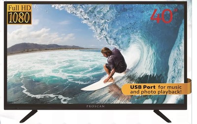 Proscan 40'' LED Full HD TV with 3 HDMI Ports