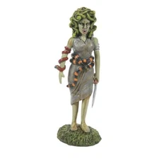 Dept 56 MEDUSA, THE GORGON Halloween Village 6009845 Rest In Peace