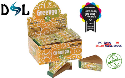 GREENGO Filter Tips Rotauge 100% Recycling Natur Ungebleichtes Papier Karton Rollen