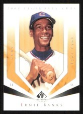 2004 SP Legendary Cuts ERNIE BANKS Base Baseball card CHICAGO CUBS