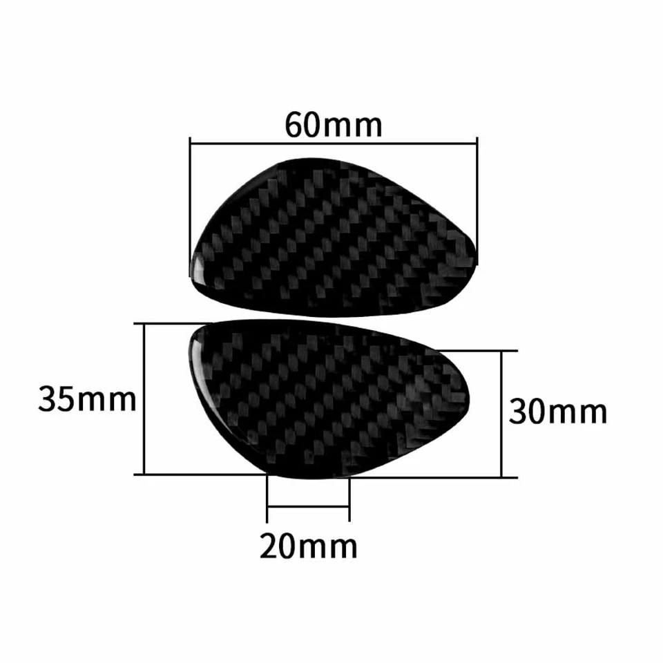Carbon Fiber Console Gear Shift Panel Cover Knob Trim For Chevrolet Cruze 09-15 Foto 2 de 4