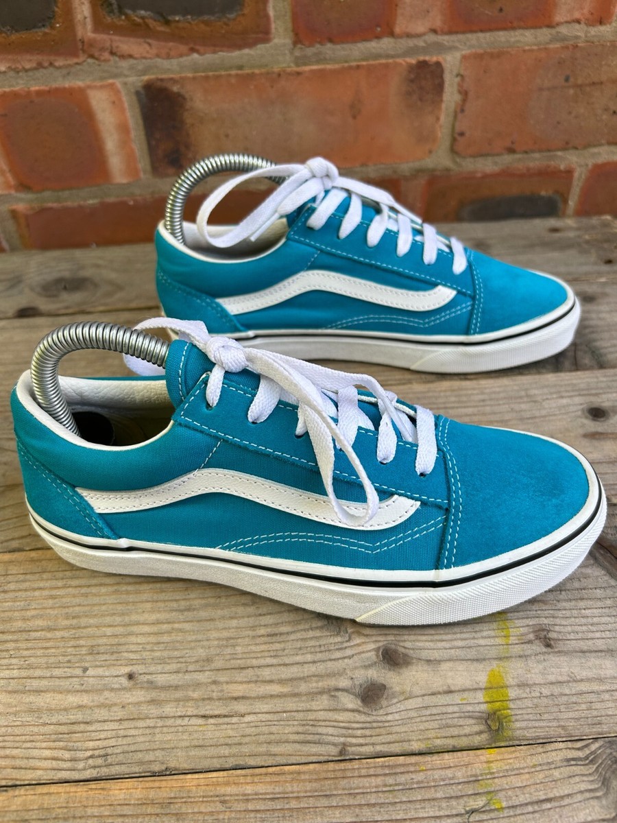 skool shoes vans enamel blue