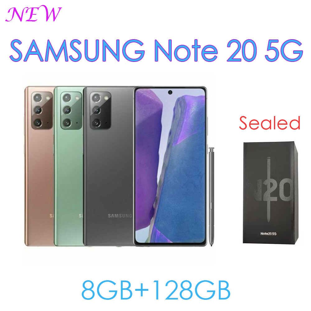 New Samsung Galaxy Note 20 128GB SM-N981U 5G Factory Unlocked GSM+