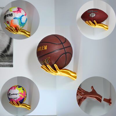 Wandhalterung für Bälle - Hand - Basketball, Fußball, NFL American Football