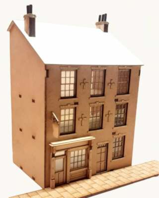 Jacks Shop/Pub Kratzhilfe Kit Modelleisenbahn Kit 1/43 0 Stärke 7 mm halbe Entlastung