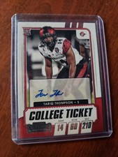TARIQ THOMPSON 2021 Contenders College Ticket SP ROOKIE Auto SDSU San Diego RC