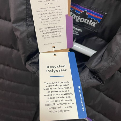 Patagonia Down Black Sweater Vest Men's Large 84622 Puffer Insulated NWT! - Picture 5 of 19
