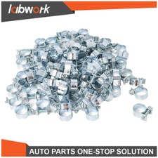 Labwork Fuel Injection Hose Clamp Auto Fuel Clamps Clip Pipe 10 Pack 38 Inch