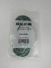 Belkin Cat5e Patch Cable RJ45M/RJ45M; 7' Green, A3L791-07-GRN