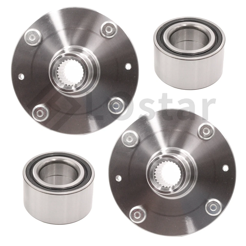 Pair(2) Front Wheel Hub Bearing Assembly Fits 2005-2009 Kia Spectra / Spectra5 Foto 3 de 3