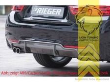 Rieger Heckansatz Heckspoiler Diffusor für BMW 4er F32 F33 F36 für M Paket schwa