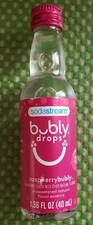 SodaStream - Bubly Drops - RASPBERRY - Unsweetened Natural Flavor - Exp 7/2026