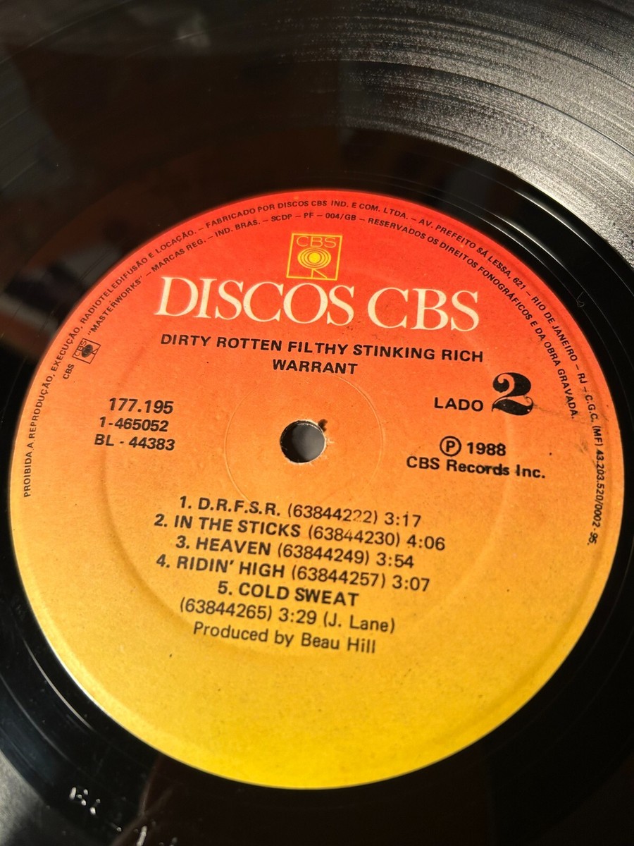 WARRANT DirtyRottenFilthyStinkingRichスコア WARRANT - Dirty Rotten Filthy Stinking Rich - Amazon.com Music