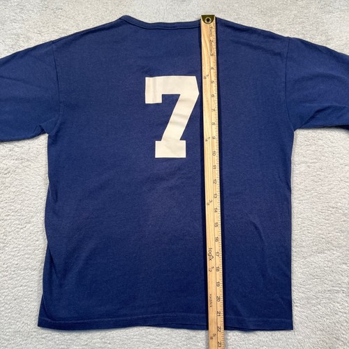 Vintage Y2K Augusta Cleveland Indians T-Shirt Youth L Baseball Henley Tee # 7 - Picture 4 of 6